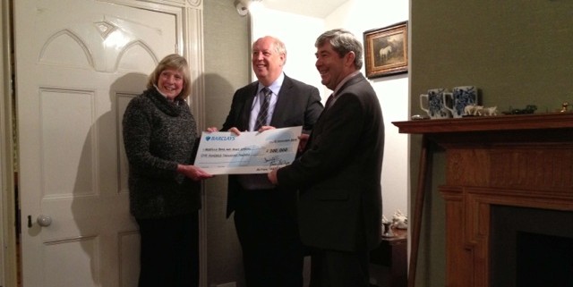 cheque for new building.ashx